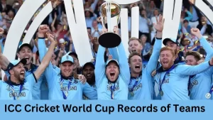 ICC Cricket World Cup Records of Teams