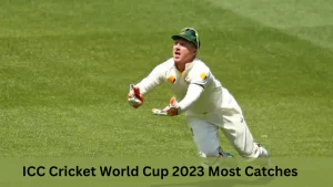 ICC Cricket World Cup 2023 Most Catches