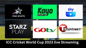 ICC Cricket World Cup 2023 live Streaming
