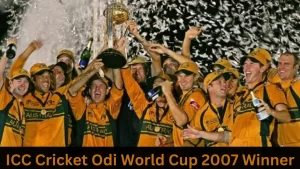 ICC Cricket Odi World Cup 2007 Winner
