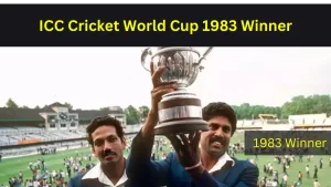ICC Cricket World Cup 1983 Winner