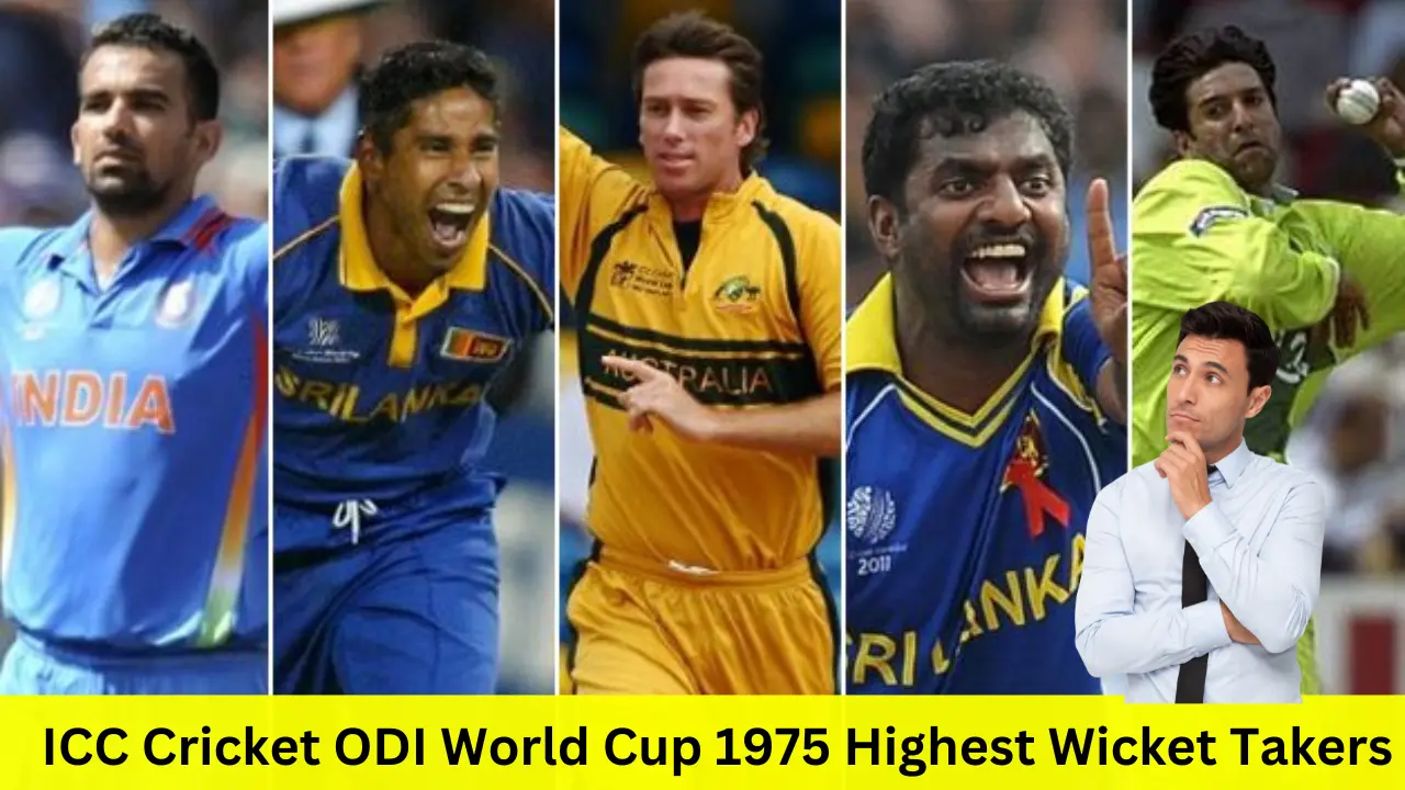 ICC Cricket ODI World Cup 1975 Highest Wicket Takers