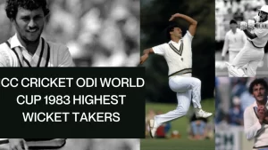 ICC Cricket ODI World Cup 1983 Highest Wicket Takers