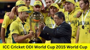 ICC Cricket ODI World Cup 2015 World Cup