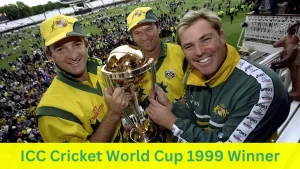 ICC Cricket World Cup 1999 Winner