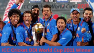 ICC Cricket ODI World Cup 2011 Winner
