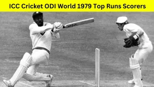 ICC Cricket ODI World 1979 Top Runs Scorers
