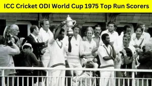 ICC Cricket ODI World Cup 1975 Top Run Scorers