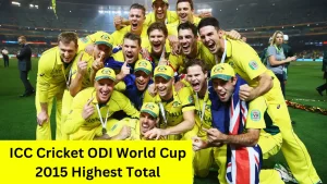 ICC Cricket ODI World Cup 2015 Highest Total
