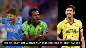 ICC Cricket ODI World Cup 2015 Highest Wicket Takers