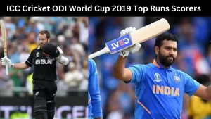 ICC Cricket ODI World Cup 2019 Top Runs Scorers