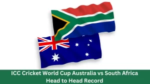 ICC Cricket World Cup Australia vs South Africa Head to Head Record