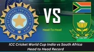 ICC Cricket World Cup India vs South Africa Head to Head Record