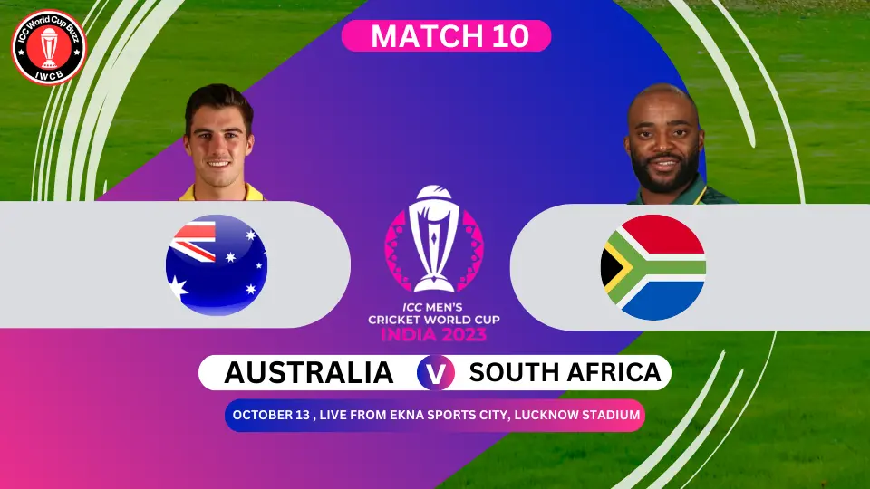 Australia Vs South Africa ICC Cricket World Cup 2023 India