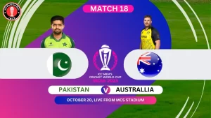 Australia vs Pakistan ICC Cricket World Cup 2023 