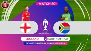 England vs South Africa ICC Cricket World Cup 2023 India