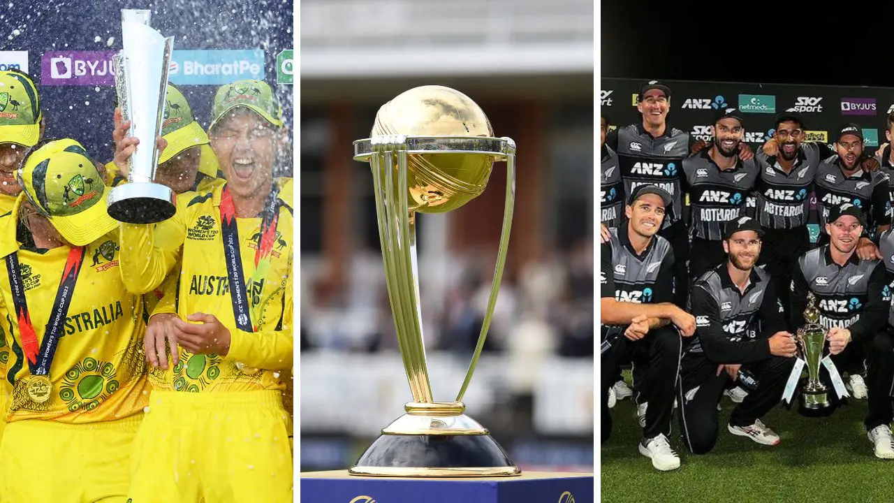 Success is Celebrated in New Zealand and Australia During The 2023 Cricket World Cup Trophy tour