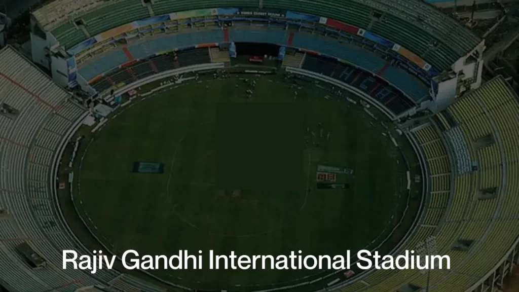 How to reach Rajiv Gandhi International Stadium by Railway Station