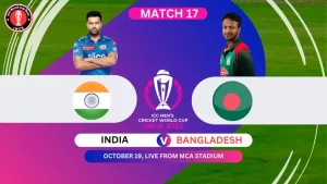 India vs Bangladesh ICC Cricket World Cup 2023