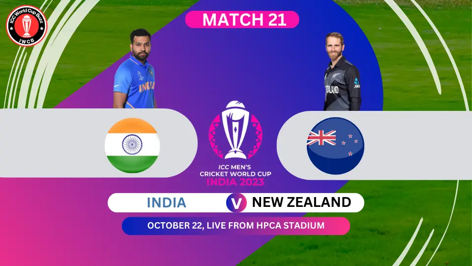 India vs New Zealand ICC Cricket World Cup 2023 