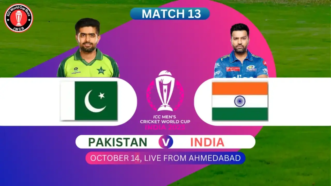 India vs Pakistan ICC Cricket World Cup 2023
