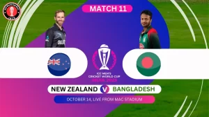 New Zealand vs Bangladesh ICC Cricket World Cup 2023