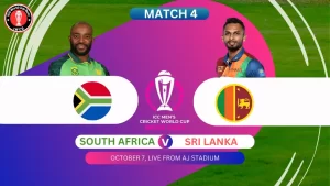 South Africa vs Sri Lanka ICC Cricket World Cup 2023 India