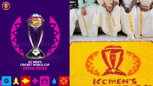 2023 Cricket World Cup Welcome Carpet with Flowers