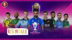 After a Rescheduling, the ICC ODI World Cup 2023 will Feature Three Matches on a Single Day