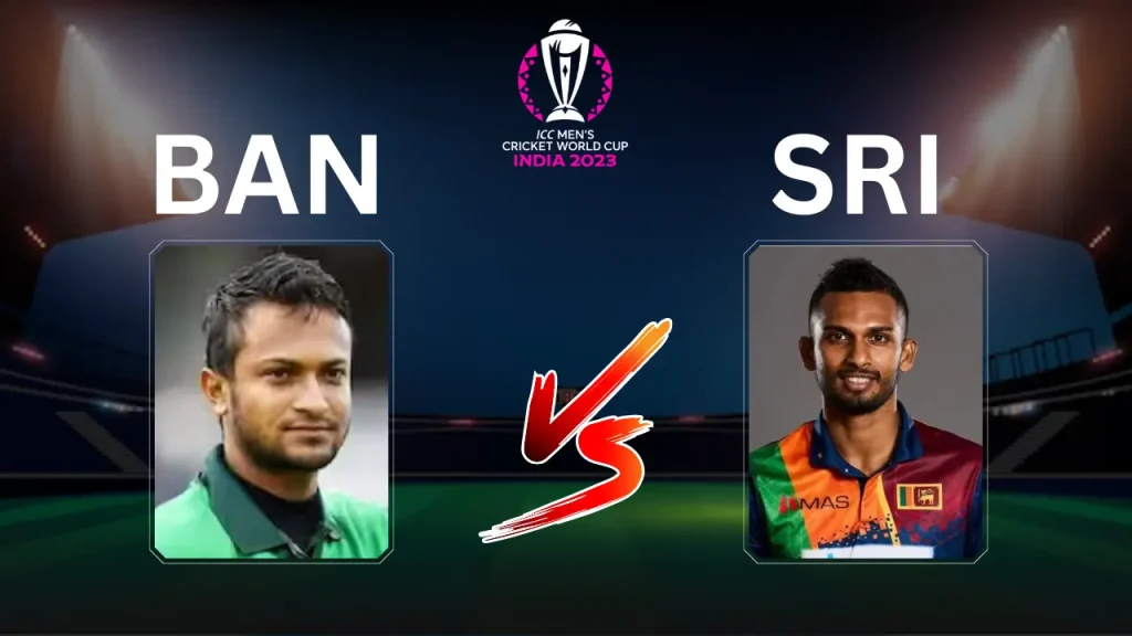 Bangladesh vs Sri Lanka ICC Cricket World Cup 2023 India
