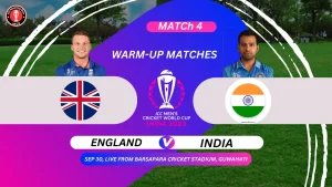India vs England Warm Up Match ICC Cricket World Cup 2023