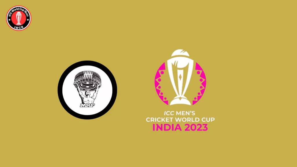 ICC Cricket World Cup 2023 MRF Tyres Global Partner