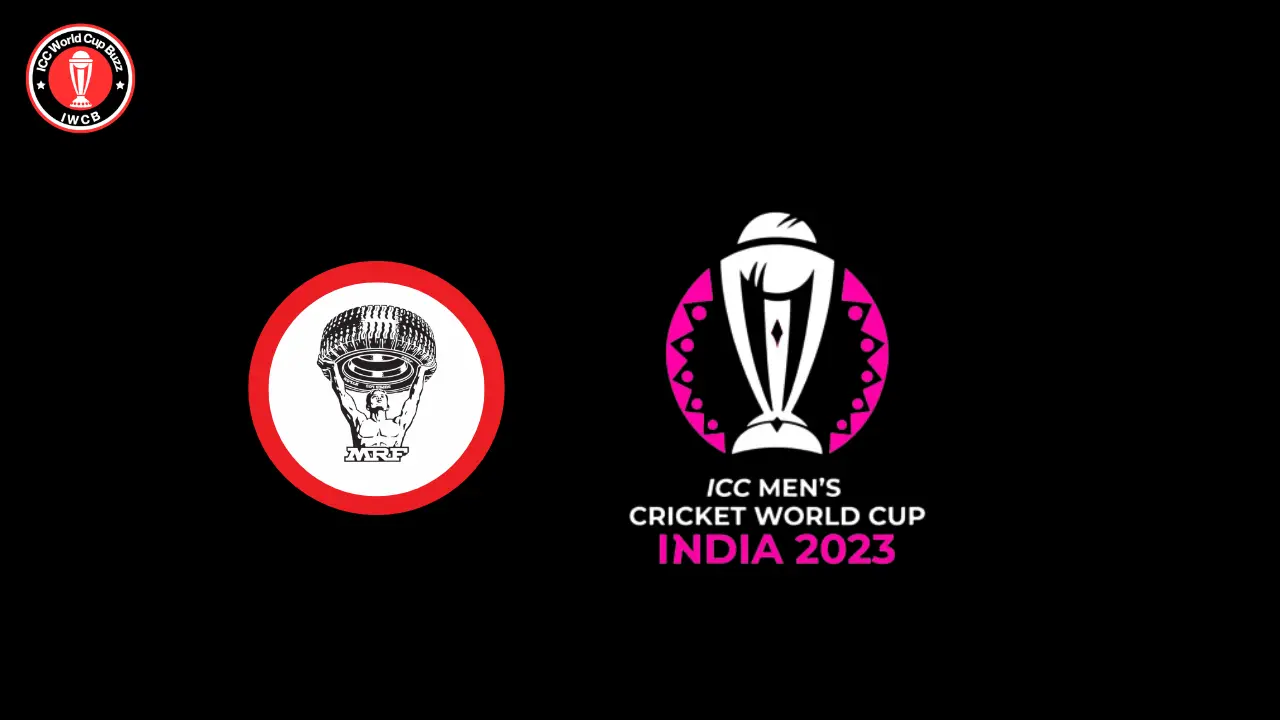 ICC Cricket World Cup 2023 MRF Tyres Global Partner