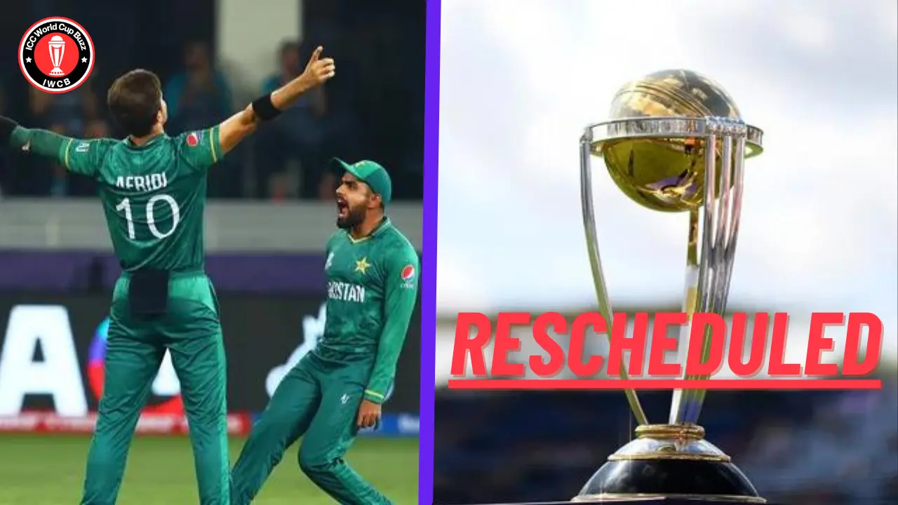 Pakistan's ICC World Cup 2023 Trophy Tour Has Been Rescheduled