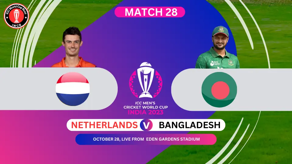 Netherlands vs Bangladesh ICC Cricket World Cup 2023