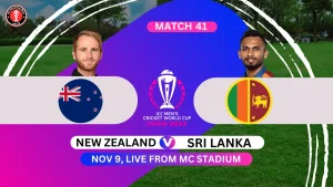 New Zealand vs Sri Lanka ICC Cricket World Cup 2023 India