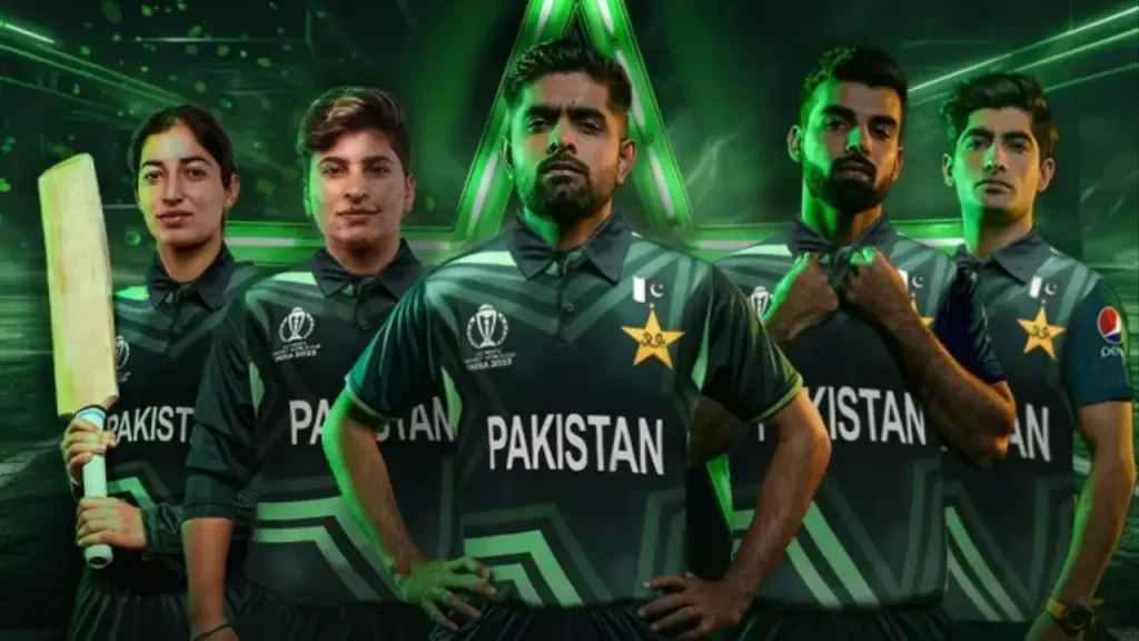 Pakistan New Kit Jersey for World cup 2023