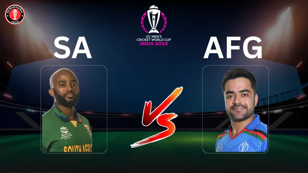 SA vs Afg ICC Cricket World Cup 2023 India