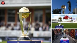 The final Leg of the ICC World Cup Trophy’s journey leads to the ICC Cricket World Cup 2023