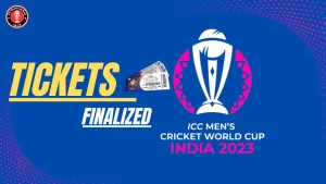 Ticket Prices For The ODI World Cup 2023 Have Been Finalized
