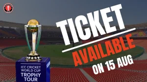 Tickets for the ICC ODI World Cup 2023 will be available in seven stages beginning on August 25
