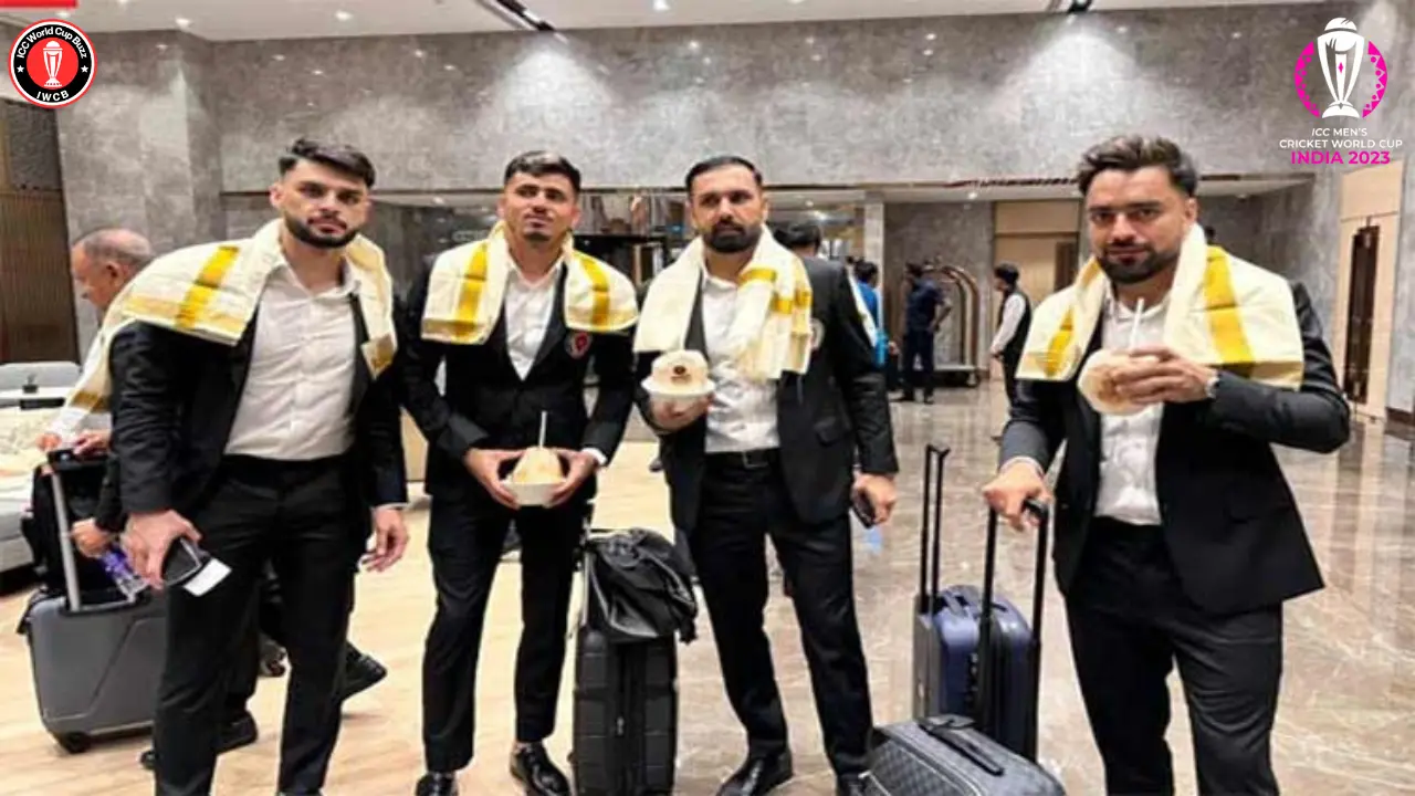 Afghanistan’s team for the 2023 World Cup arrived in India
