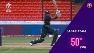 Babar Azam Scored 50 vs New Zealand in the First Warmup Match