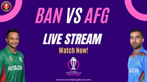 Bangladesh vs Afghanistan ICC Cricket World Cup 2023 Live Streaming, ball by ball score and Live Score