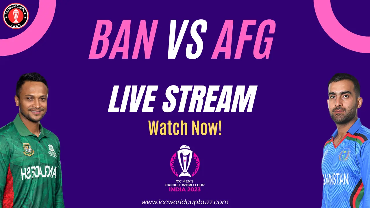 BAN vs AFG match Weather Update for ICC Cricket World Cup 2023