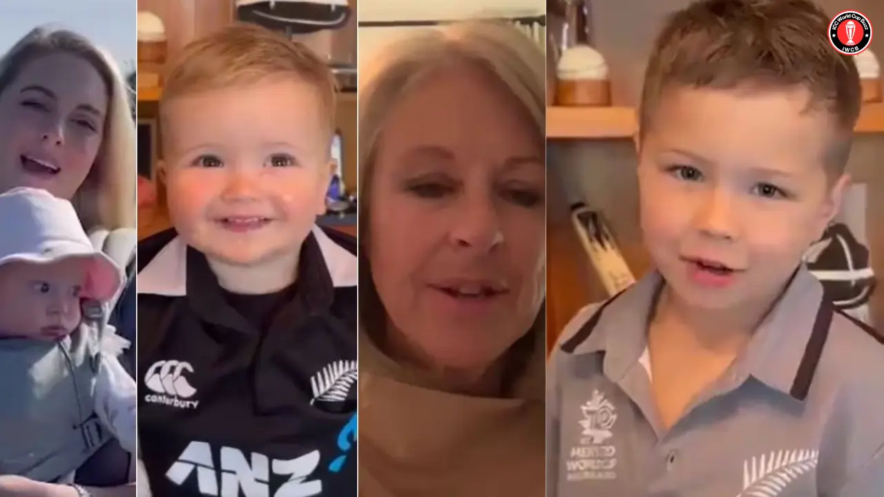 Family members are used by New Zealand Cricket to reveal the team for the ODI World Cup 2023