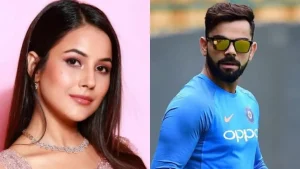 For the ODI World Cup in 2023, Virat Kohli and Shehnaz Gill filmed a unique moment