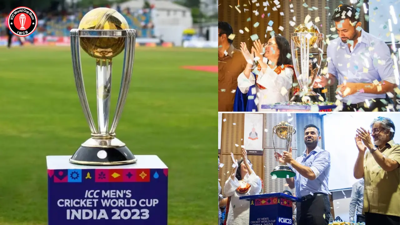 Iconic Trophy of ICC Cricket World Cup 2023 reaches Pakistan 