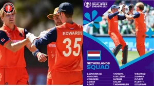 Netherlands Announced  Their ICC Cricket World Cup 2023 Squad