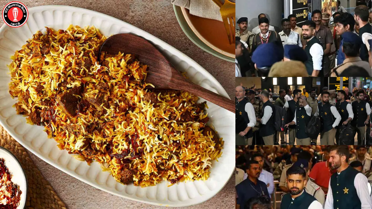 Pakistani team's 2023 ICC World Cup food menu has been made public